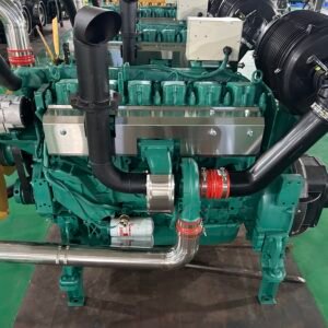 WD12 (618) Industrial Diesel Engine with Clutch (Green Finish) and Radiator